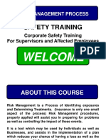 Safety Training: Risk Management Process