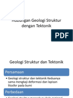 Hubungan Geologi Struktur Dengan Tektonik