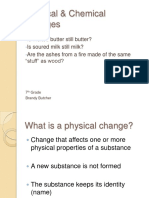 Physical & Chemical Changes