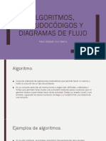 Algoritmos, PseudocÓdigos y Diagramas de Flujo