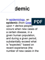 Epidemic: Epidemiology Greek