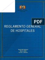 Reglamento General de Hospitales de Bolivia