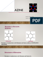 Borazine: Name:-Pooja S. Naik Class: - MSC Part 1