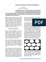 Optimum Corrosion Protection of Nd-Fe-B Magnets