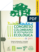 2016 Resumenes III Congreso Colombiano Restauracion Ecologica PDF