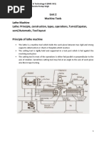 Unit 2 - Machine Tools PDF