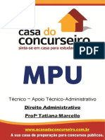 Apostila Mpu Tecnico Direito Administrativo Tatiana Marcello PDF