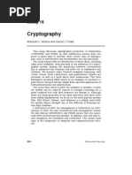 Cryptography: Essay 15