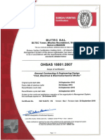 BUTEC OHSAS 18001 Certificate Exp. 2019 PDF