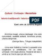 ICM, CURS 1 Cultura, Civilizatie, Mentalitate