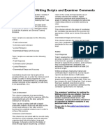 Writing Samples and Examiner Comments for IELTS Tasks 1 and 2