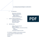 Esquema para El Trabajo Bajo Enfoque Cuantitativo