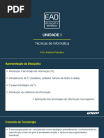 Tecnicas de Informatica - Unidade I