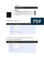 Ingresar Caracteristicas A Un Producto y Mostrar en La Cotizacion