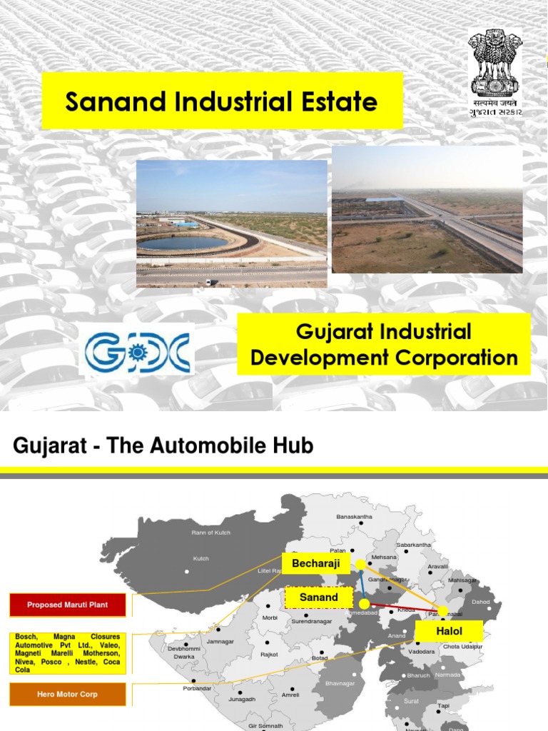Sanand GIDC Company Overview Guide | PDF | Gujarat | Interest