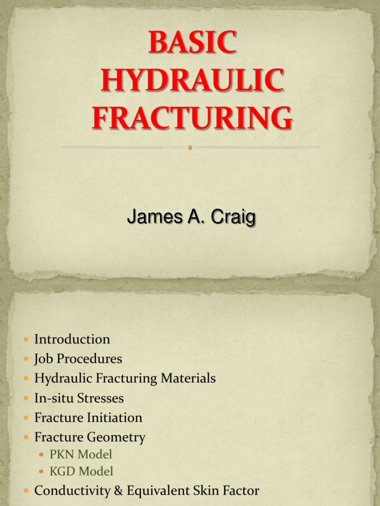 Hydraulic Fracturing Overview | PDF | Hydraulic Fracturing | Porosity