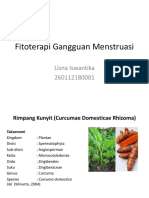 Fitoterapi Gangguan Menstruasi