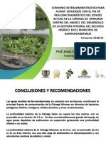 Diagnóstico de la contaminación en las ciénagas de Miramar y Opón