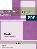 Database Management Systems: CSEN - 3206