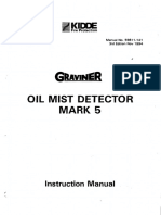 Graviner, Mark 5 Oil Mist Detector, Instruction Manual PDF