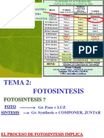 Termodinámica, Fotosintesis y Eficiencia Energetica 2014