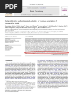 Anti Cancer Vegetables Study