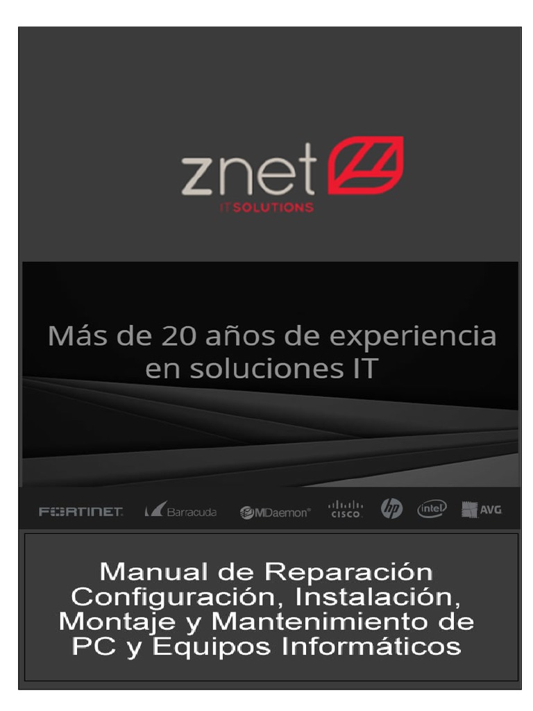 Manual Reparacion Instalacin Montaje Mantenimiento PC Equipos Informticos  170718182654 PDF, PDF, Sistema operativo