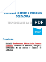 Tema N°2-Procesos Union - Soldadura