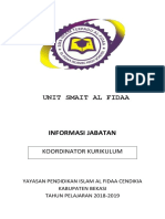 Uraian Jabatan Koordinator Kurikulum