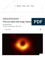 First Ever Black Hole Image Released