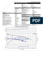 Pump Performance Datasheet: Operating Conditions Liquid