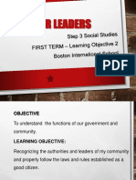 STEP 3 Social Studies L. Objective 2 - 1st Term 2019