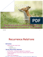 08-CSI2101Recurrence Relation PDF