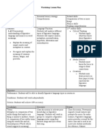 Workshop Lesson Plan Planning