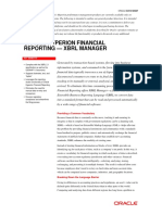 Hyperion Financial Reporting XBRL Datasheet PDF