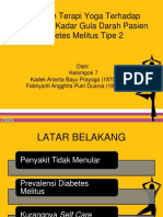 Pengaruh Terapi Yoga Terhadap Penurunan Kadar Gula Darah Pasien Diabetes Melitus Tipe 2