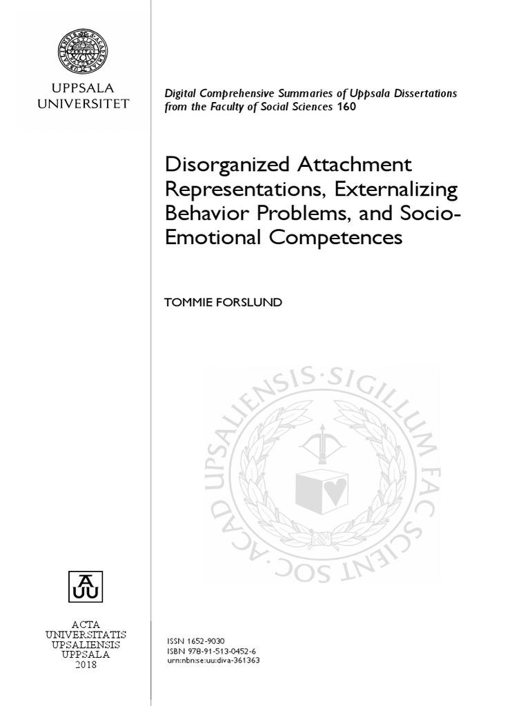 Disorganized Attachment | PDF | Attachment Theory | Psychoanalysis