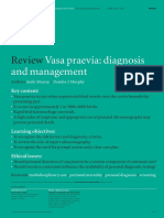 Review: Vasa Praevia: Diagnosis and Management