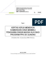 Memohon Sumbangan Pendingin Kelas PPKI