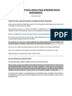 10 TIPS DEL MÉTODO LINGUA PARA APRENDER INGLÉS RAPIDAMENTE - 1372 Palabras