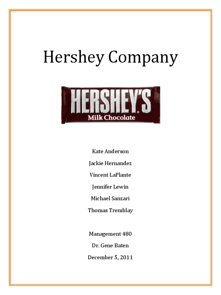 1 Hershey-Company PDF | PDF | Chocolate | Brand