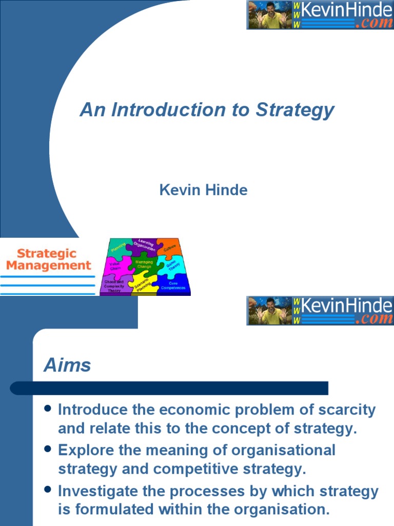 Introduction to Strategy Concepts | PDF