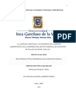 Auditoría tributaria y gestión empresarial