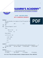 Gate 2019 Set 1 Solution PDF