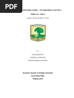 Accounting Information System: The Expenditure Cycle Part 1 Walker Inc. Case 4