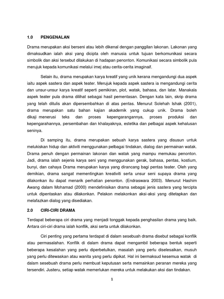 Persamaan Perbezaan Jenis Drama Pdf
