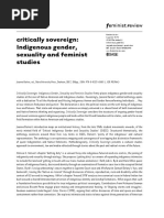 Indigenous Feminist Studies