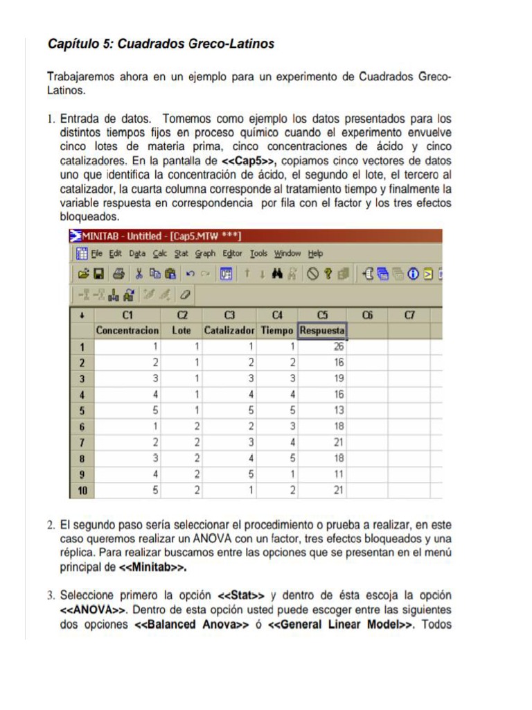 Manual Minitab | PDF