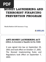 AMLC Guidelines for Transaction Reporting | PDF | Securities (Finance)