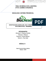 Biodiesel - Proyecto Terminado